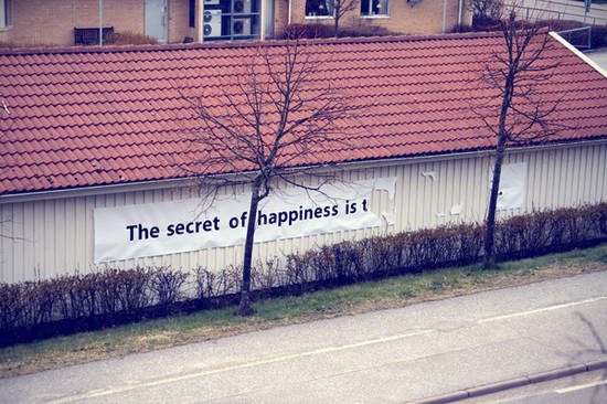 the secret of happiness