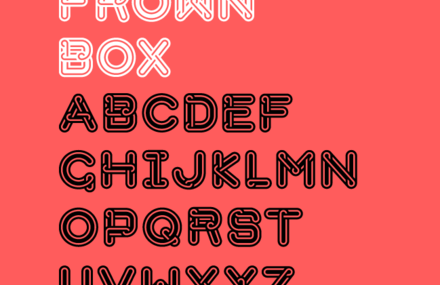 Frown Box Typeface