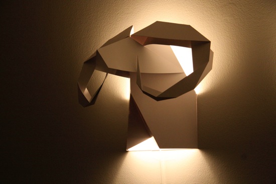 origami-lampshade-goat-sconce