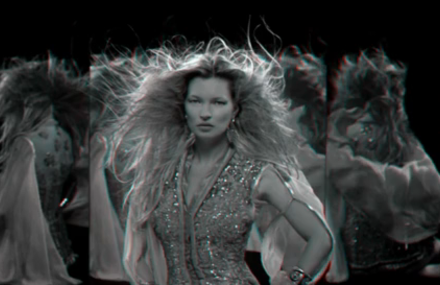 Kate Moss in 3D Shoot