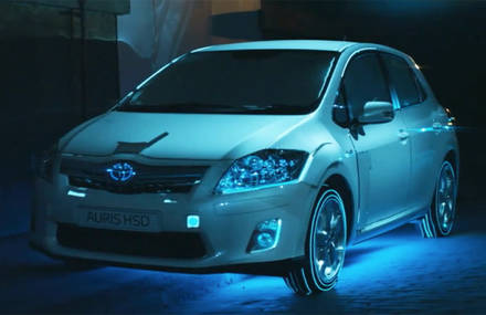 3D Projection by Toyota Auris Hybrid