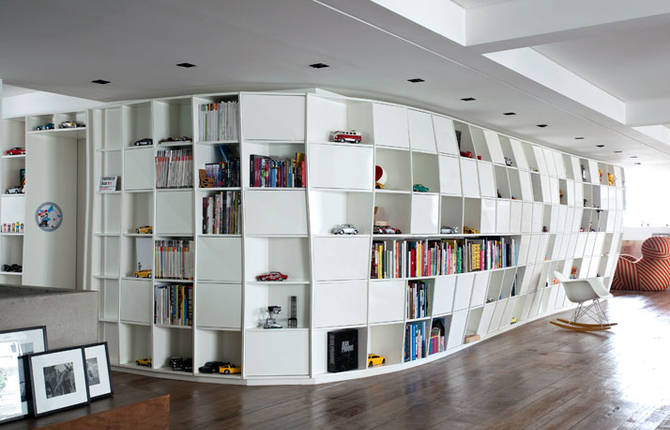 Bookcase Apartment