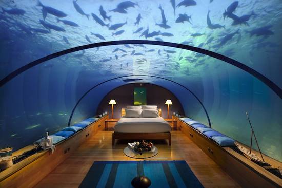 underwater bedroom