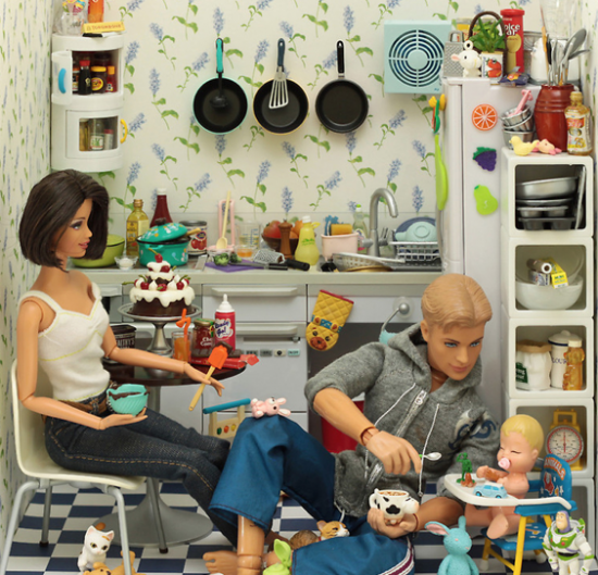 Barbie and Ken by Mariel Clayton