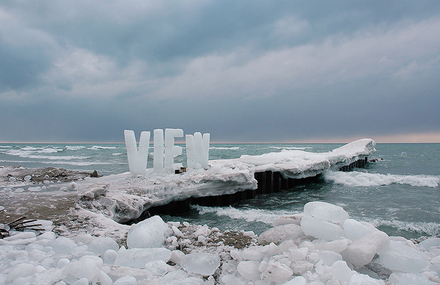 Ice Typography