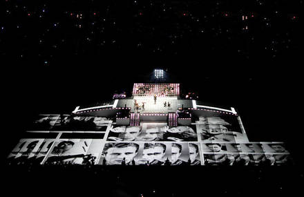 Creating the visuals for the Super Bowl with Madonna