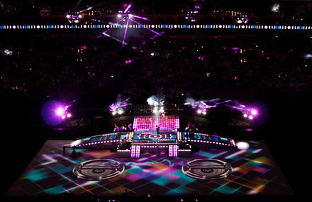 Creating the visuals for the Super Bowl with Madonna