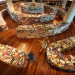 Brazilian Artists Create Labyrinth Using 250,000 Books