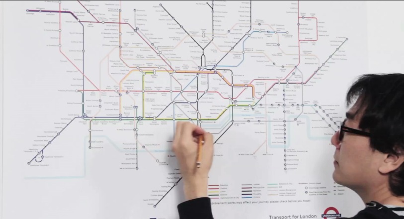 London Underground Circuit Map7