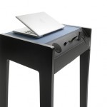 La-boite-LD100 Laptop Dock Hifi Haut-parleurs arrières