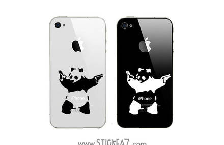 Banksy street-art stickers pour Macbook, iPad, iPhone and iPod Touch