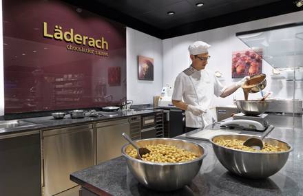 Läderach Chocolate Boutique – Flagship store in Zurich