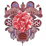 Flower Ink Drawing3