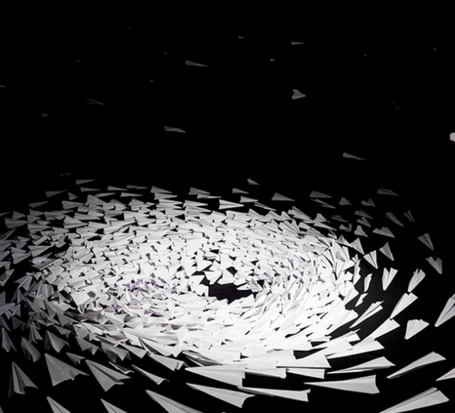 Black Graphite on Canvas Media