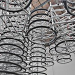 Stacked Bicycle Installation 2