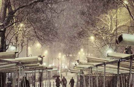 PARIS UNDER SNOW