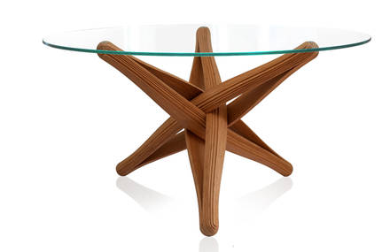 “LOCK” bamboo dinner-table for PLANKTON by J.P.Meulendijks