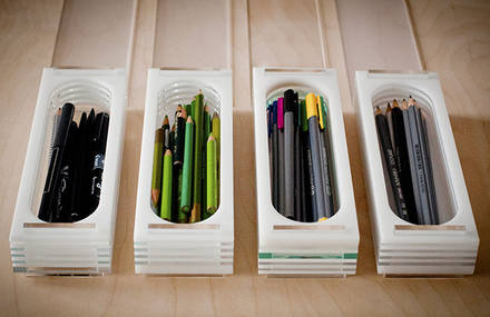 Offcut Pencil Box by Jonathan Dorthe for Atelier-D