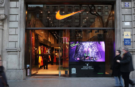 Nike presents an interactive showcase
