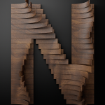 Nike Typography with Wooden Slats14