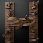 Nike Typography with Wooden Slats20