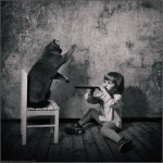 Friendship Between a Girl and Her Cat5