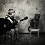 Friendship Between a Girl and Her Cat6