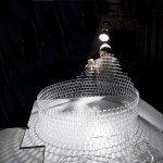 Transparent Lego Chandelier