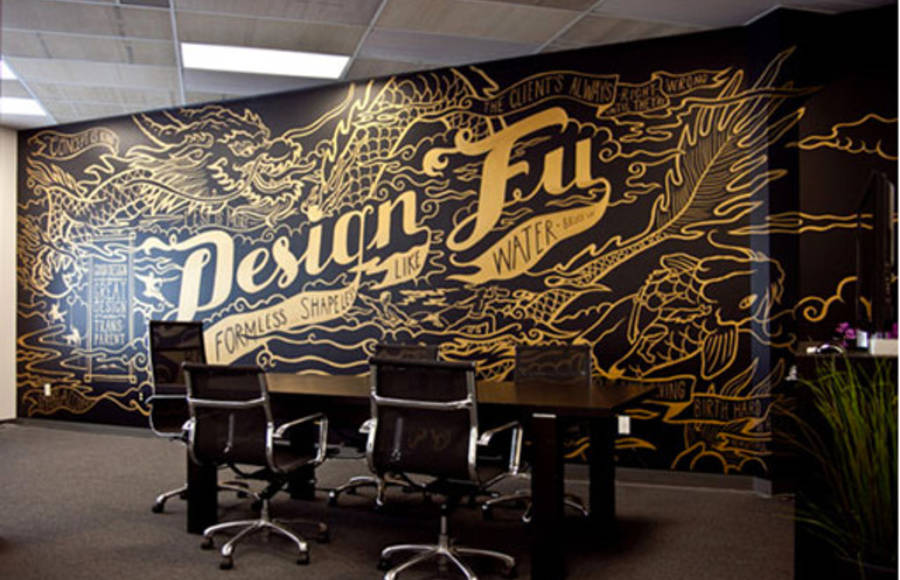The Making Of Design Fu Mural