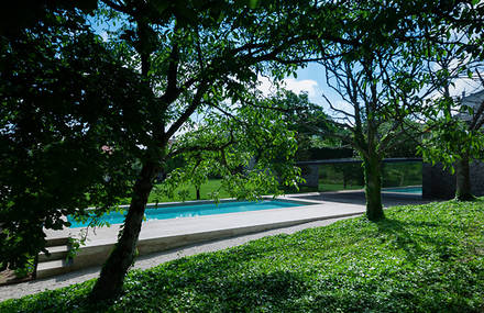 Swimming Pool in Chamusca da Beira, Portugal by João Mendes Ribeiro