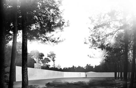 Winning entry for the Sobibor memorial grounds architectural competition