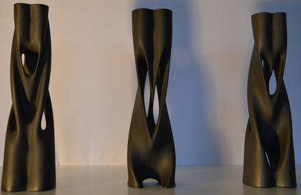 Ge-Mo mass customised series of 3d printed vases