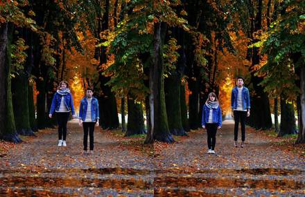 Creative Diptychs Made From Facebook Friends