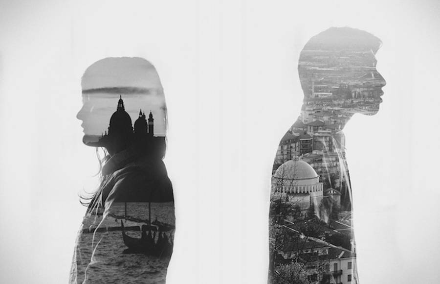 Creative Diptychs Made From Facebook Friends