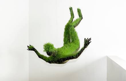Living Sculptures of Grass