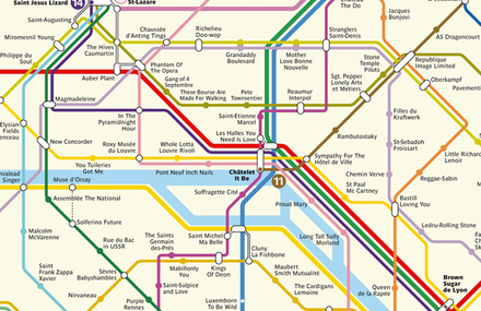 OUI FM – plan de métro