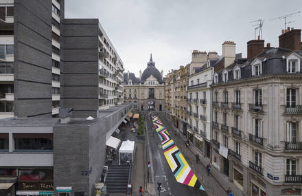 Une Street Painting monumentale de Lang & Baumann à Rennes