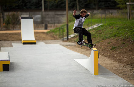 Le nouveau skatepark de Blandan