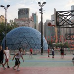 Lantern Pavilion made from Recycled Water Bottles1