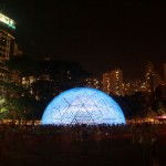 Lantern Pavilion made from Recycled Water Bottles6