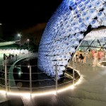 Lantern Pavilion made from Recycled Water Bottles7