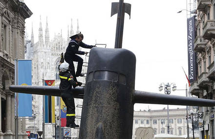 Submarine in Milan