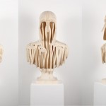 Wood Sculptures of Surreal Figures