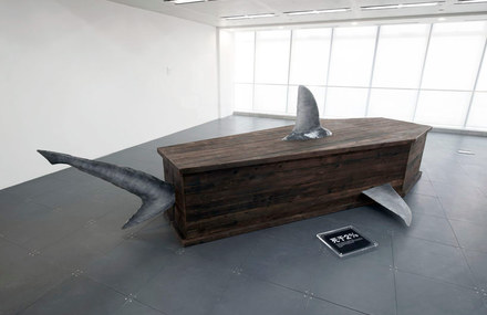 Wooden Shark Coffins