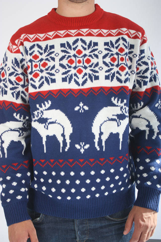 deer humping christmas sweater