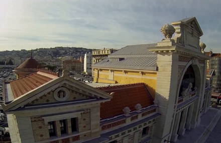 Gare du Sud Nice 2013 vue d’un drone