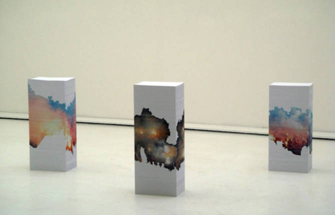 Paper Sculptures by Aleksandra Domanovic