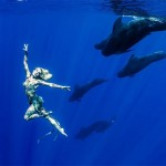 Models Underwater shoot with Whales6