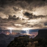 Night of Lightning at Grand Canyon