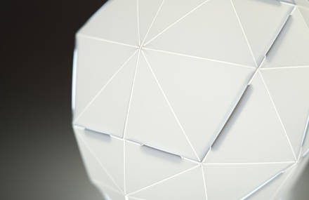 Edmond Origami lamp